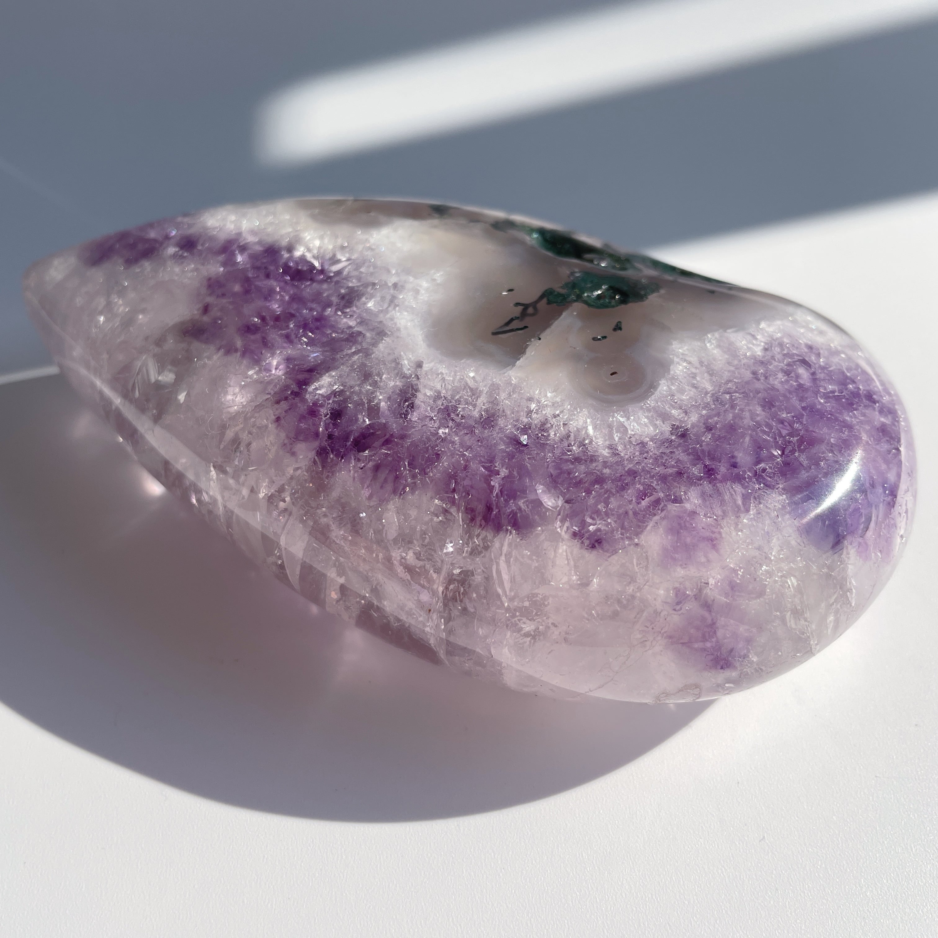 【値下げ中】アメジスト　天然石　パワーストーン 最高品質]アメジストスーパーセブン1粒売り（8.1mm） - 埼玉県