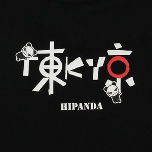 送料無料 【HIPANDA ハイパンダ】キッズ Tシャツ【日本限定】KID'S TOKYO CHARACTERS PRINTED SHORT SLEEVED T-SHIRT / WHITE・BLACK