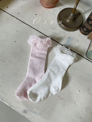 予約 :  Eta lacey socks〔OREN〕