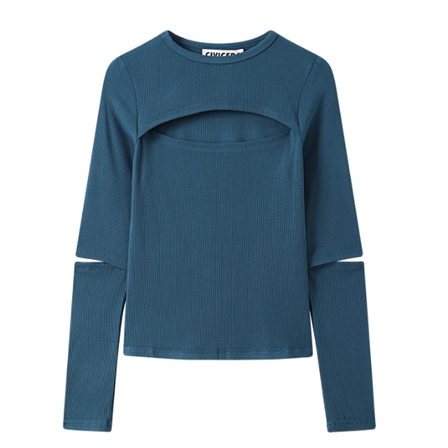 Cutout rib knit 1536