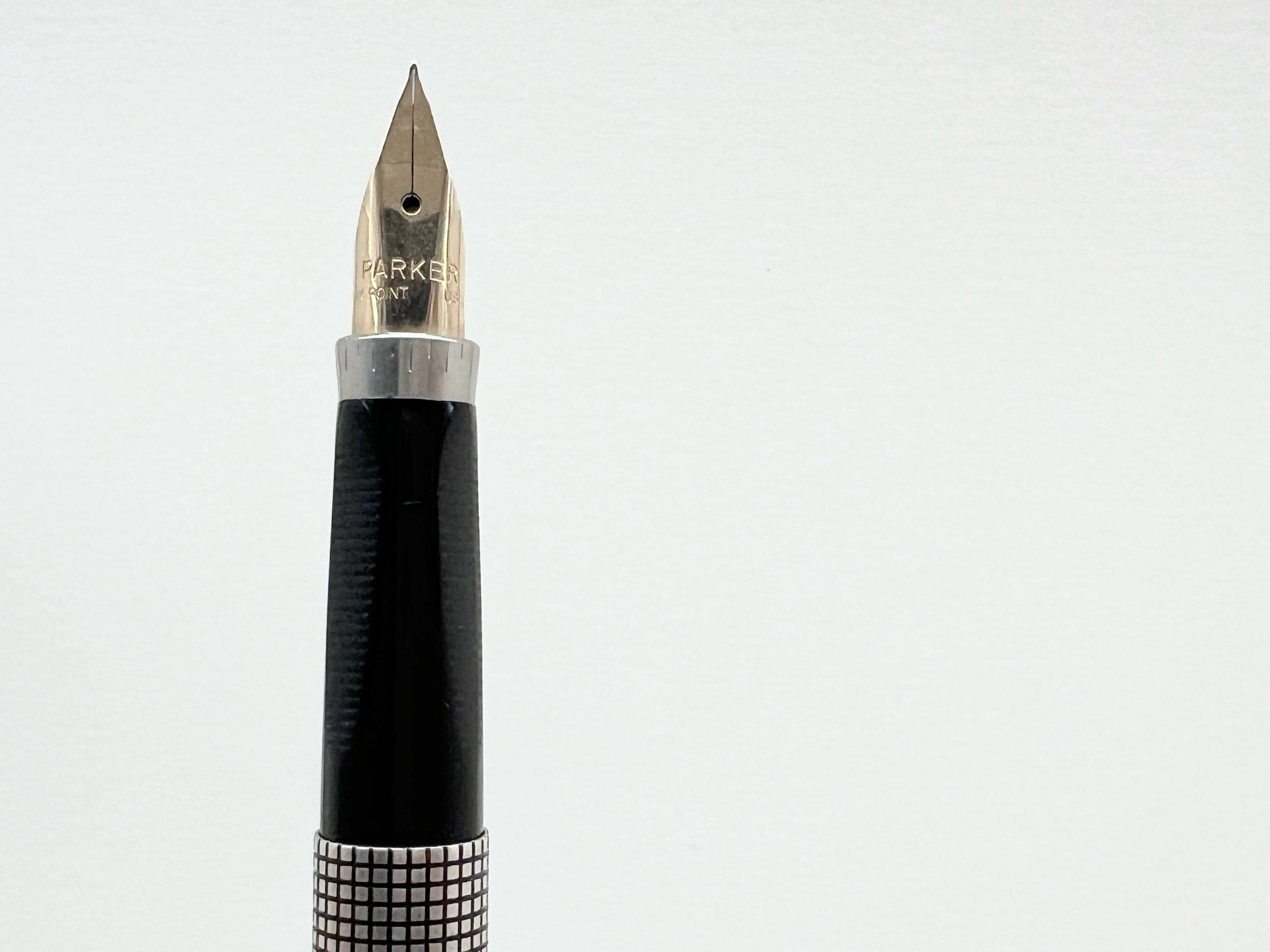 70s パーカー 75 PARKER 75 Crosshatch grid （極細字） 14K 02998