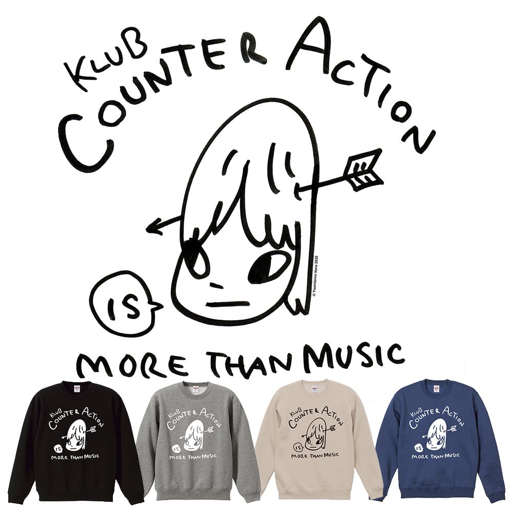 奈良美智 x KLUB COUNTER ACTION コラボSWEAT(pt.1)【再販】 | KLUB