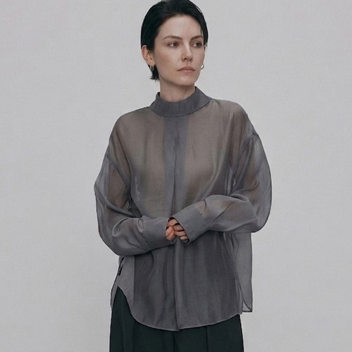 Sheer mock blouse A00228