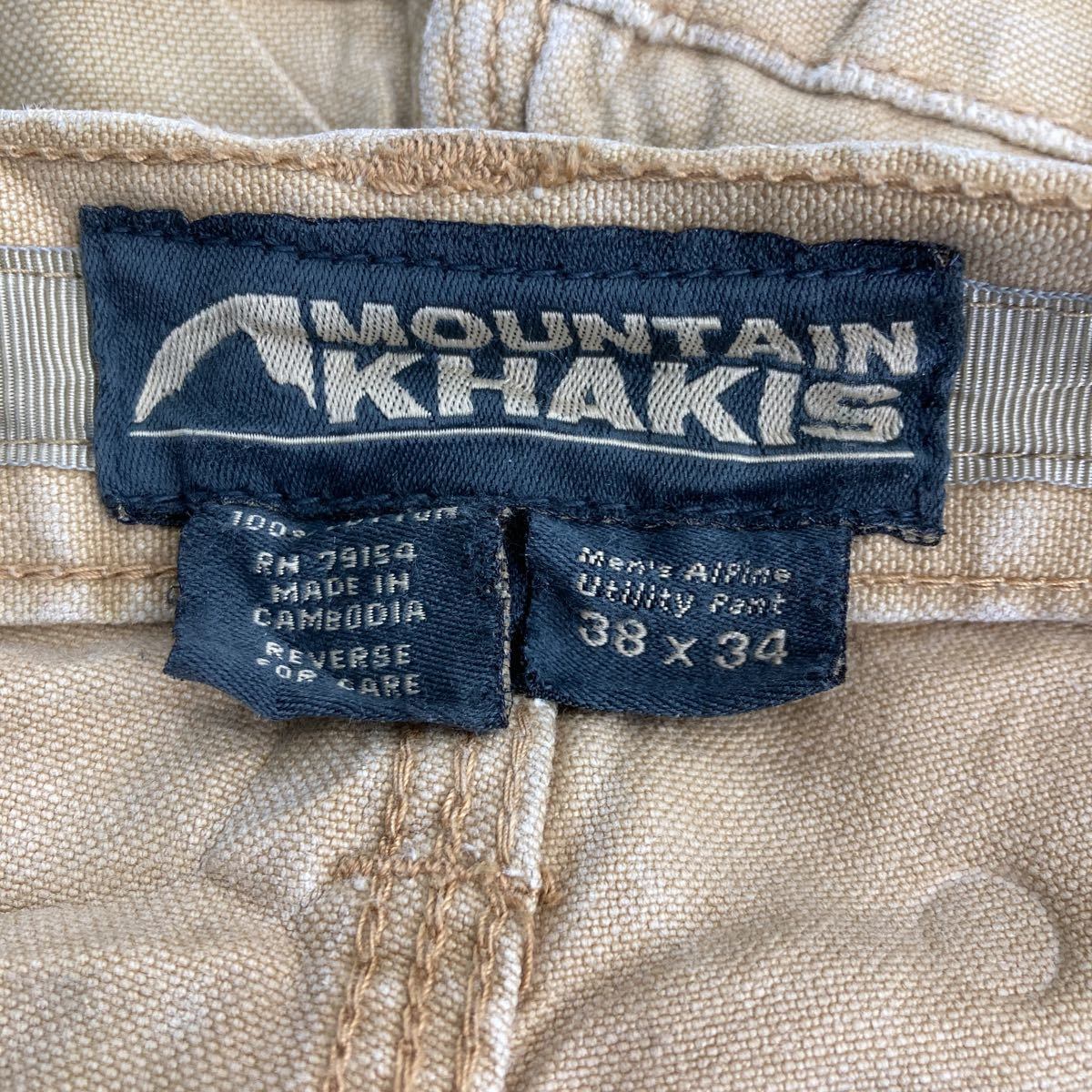 MOUNTAIN KHAKIS ワークパンツ W38 ペインターパンツ ビッグサイズ