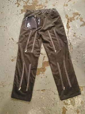 BOWWOW "SPUNK BONDAGE EASY PANTS" Chacoal Color