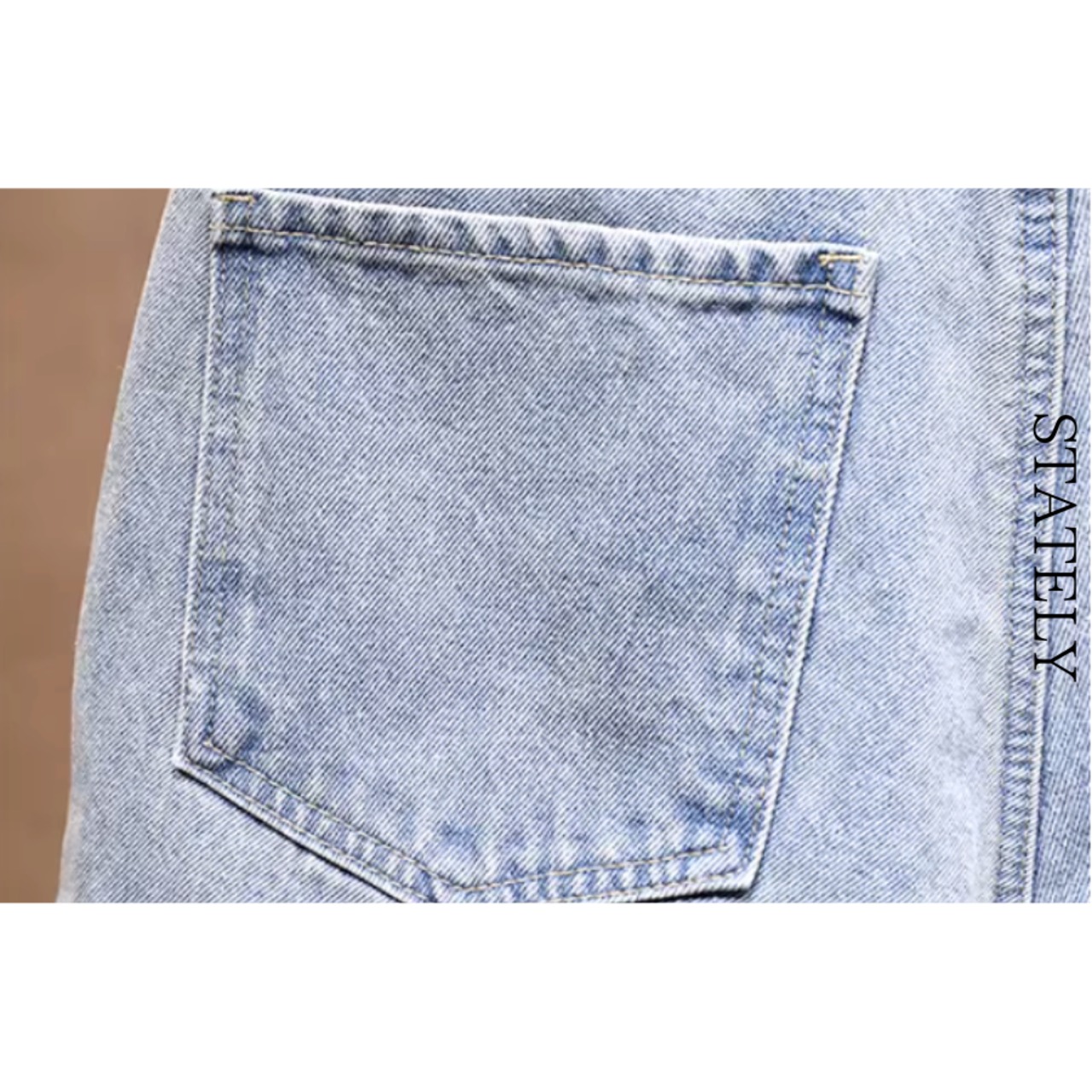 Damage Denim ハーフパンツ_B138・画像10