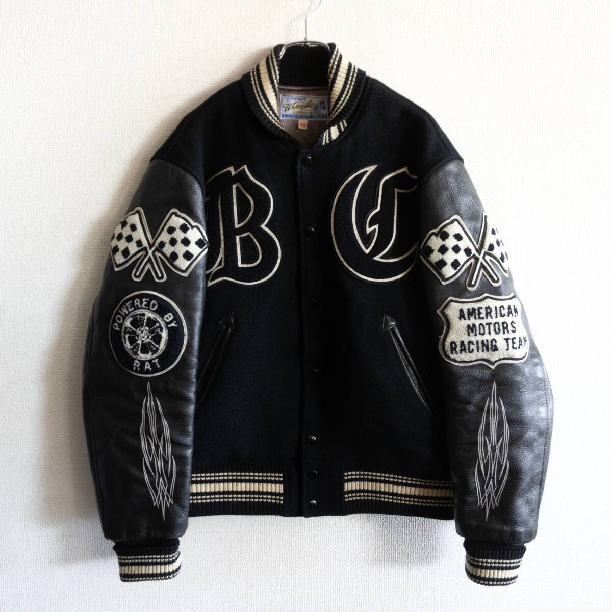 美品】KUSHITANI【レザー シングルライダース フュージョンジャケット