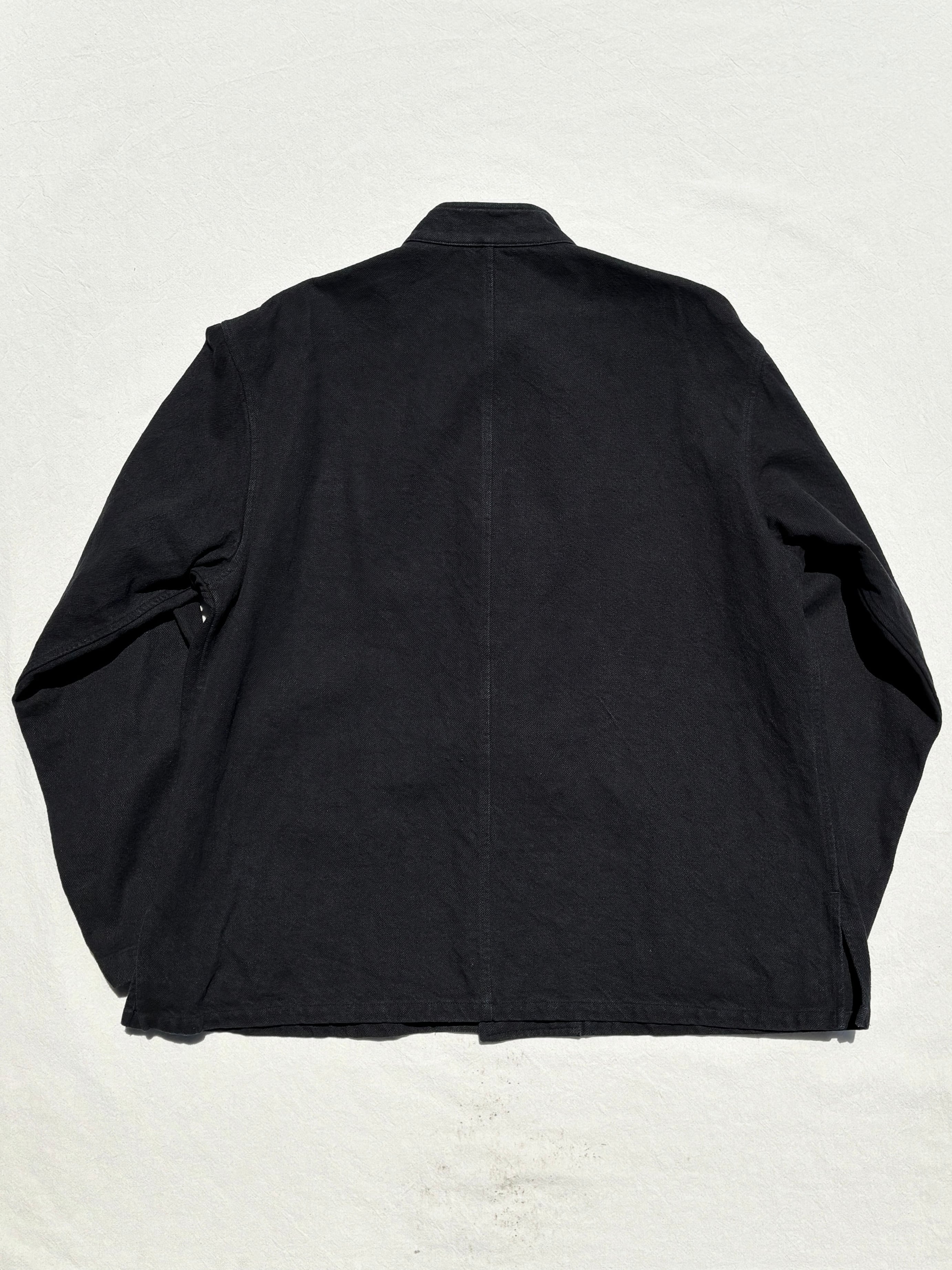 awasa / コットンリネンギャバジン チャイナジャケット (BLACK) | THE