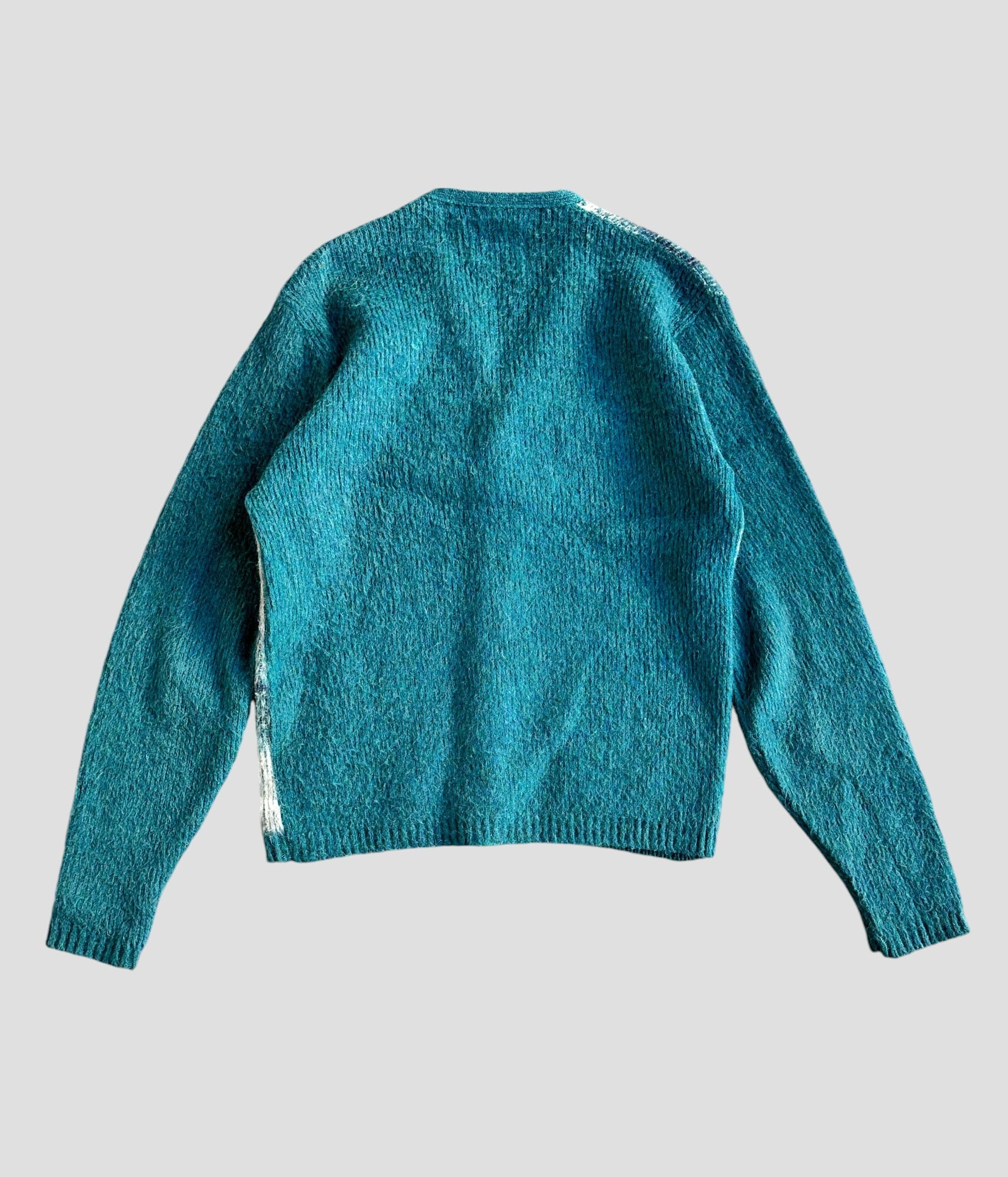 Barclay- Vintage 60s Wool Mohair Check Cardigan | BEGGARS Barclay- Vintage 60s Wool Mohair Check Cardigan | BEGGARS