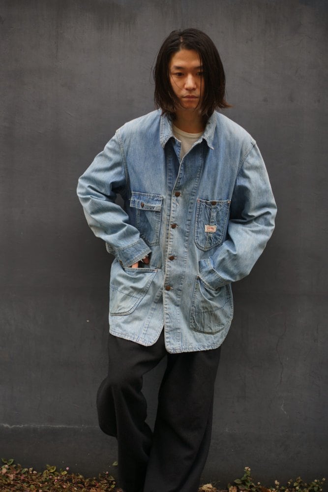 [Power House] Vintage Coverall Denim Jacket [1960s-] Vintage Denim Coverall  Jacket | beruf powered by BASE