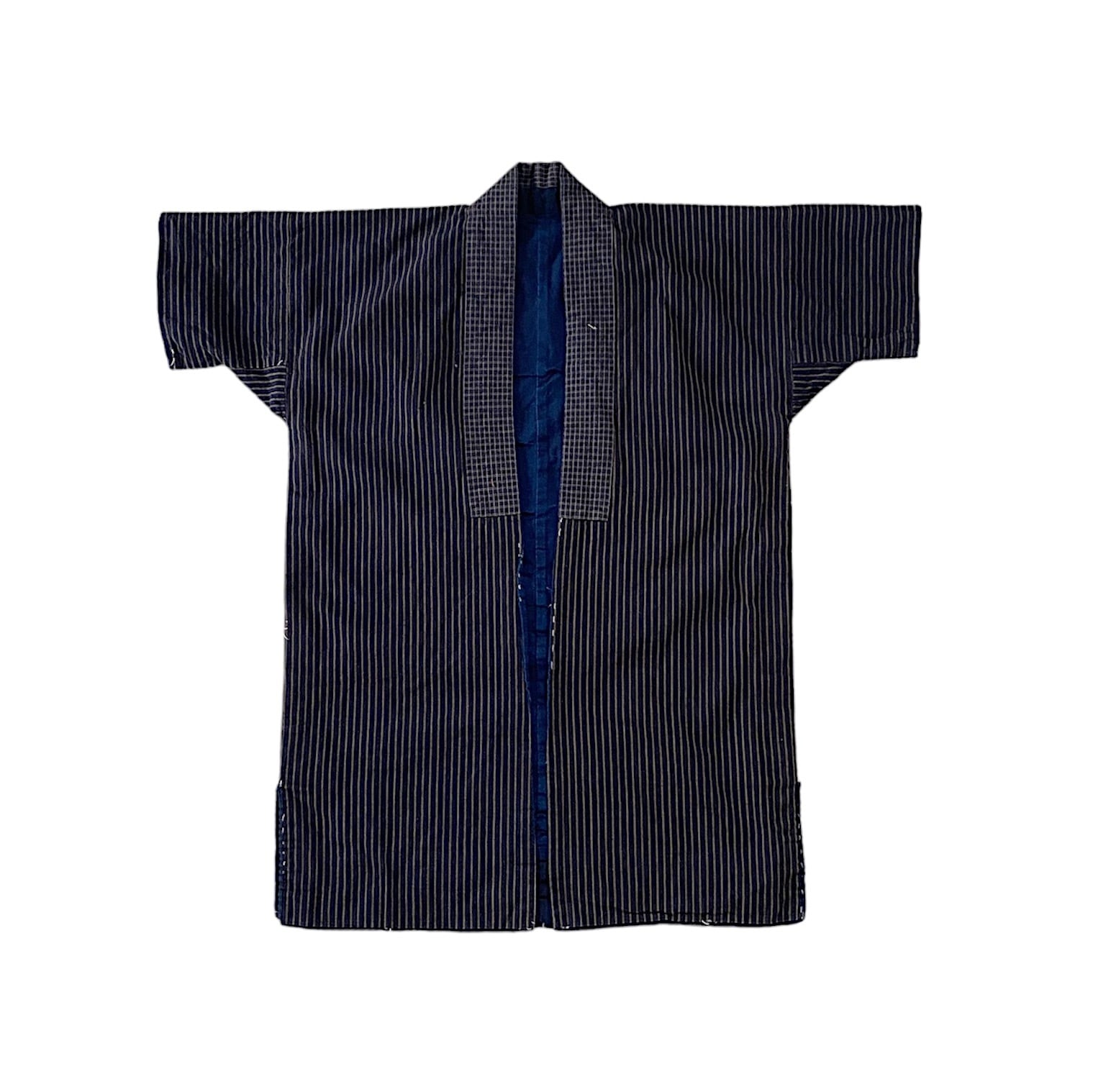 ジャパンヴィンテージ アンティーク コットン 襤褸 半纏 野良着 藍染/ japanvintage antique cotton boro  hanten noragi indigo | custir