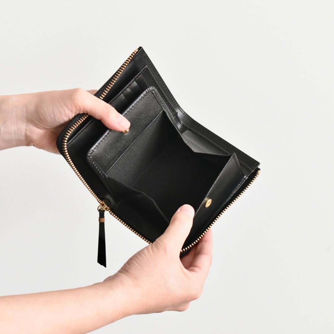 SLOW | herbie Lzip middle wallet レザー ウォレット 財布 | HUMMING