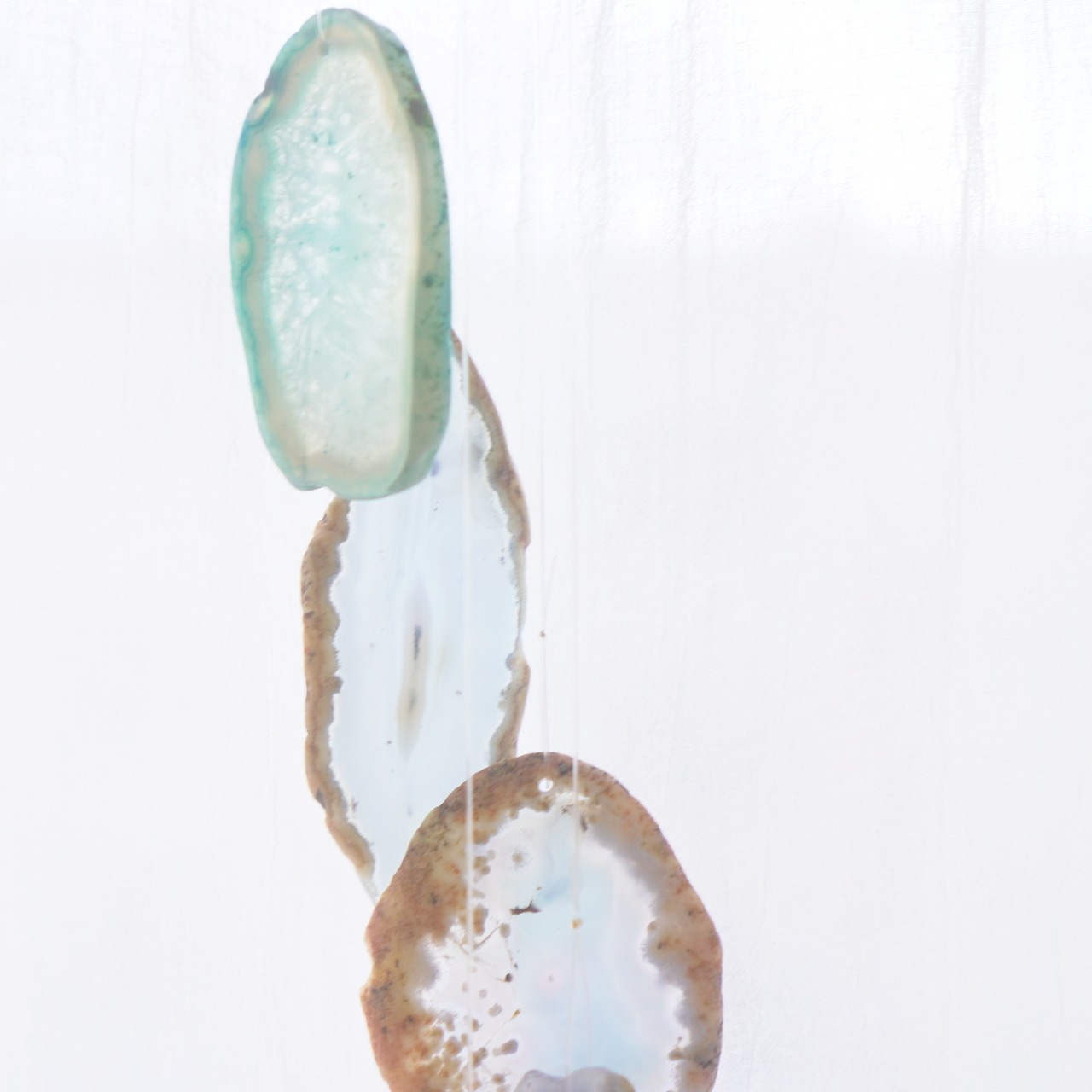 Crystal Sky - アゲートヒーリングチャイム / Agate Sun Catcher Wind Chime 450