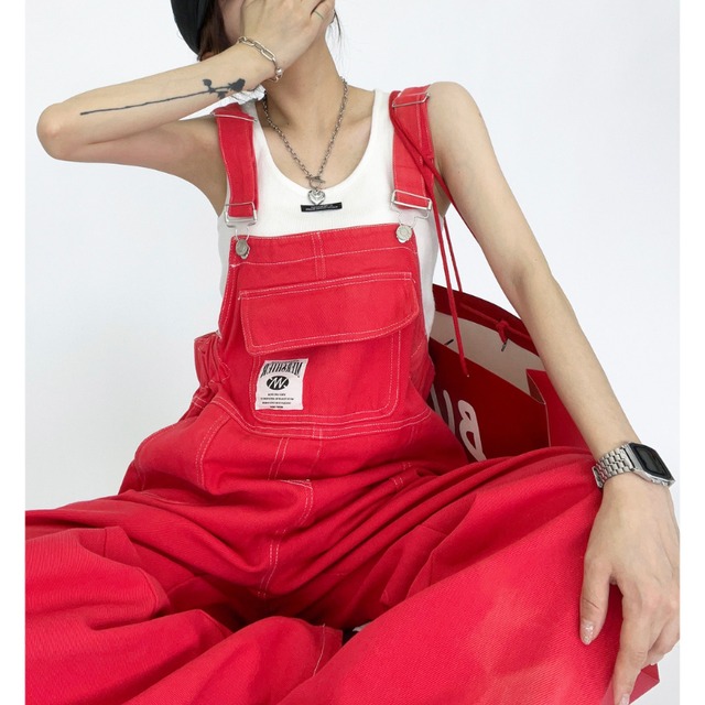 red-stitch overalls　レッドステッチオーバーオール　J2059
