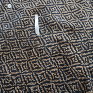 Polo by Ralph Lauren "BONNARD"  Silk Linen shirt geometric [XL] 古着