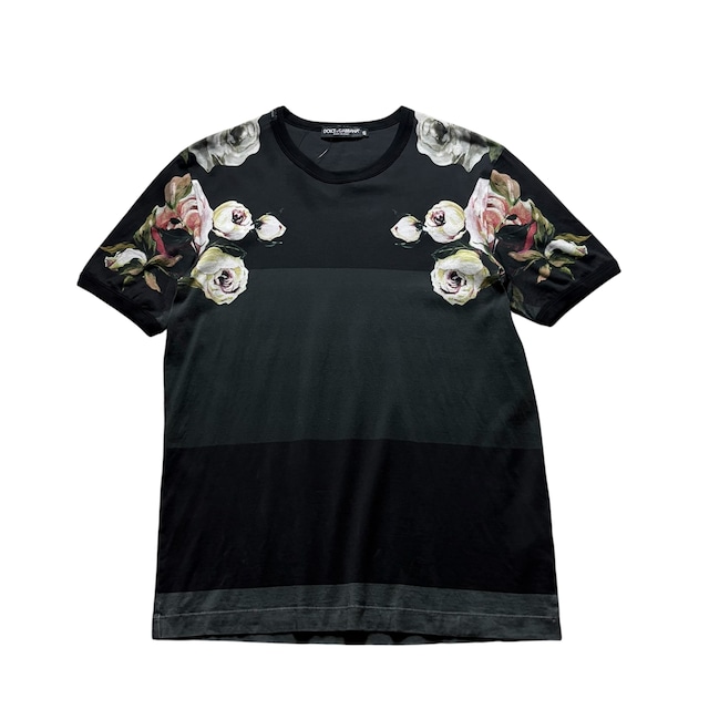 DOLCE&GABBANA floral print tee