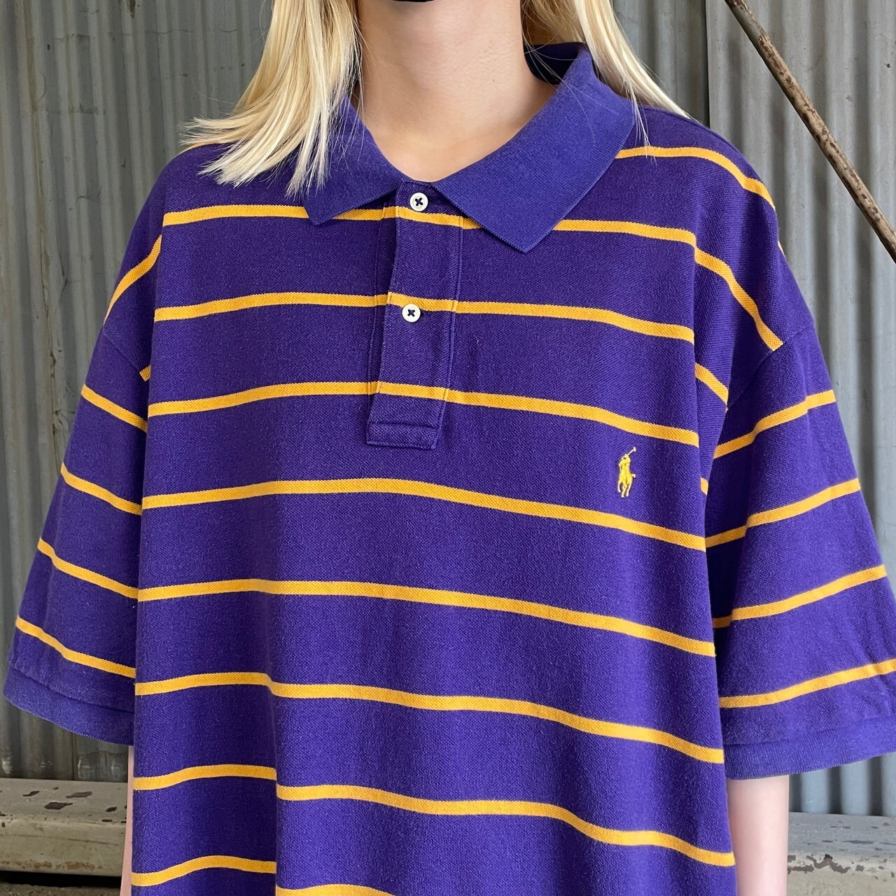 ビッグサイズ Polo Ralph Lauren ポロ ラルフローレン ボーダー 鹿の子 
