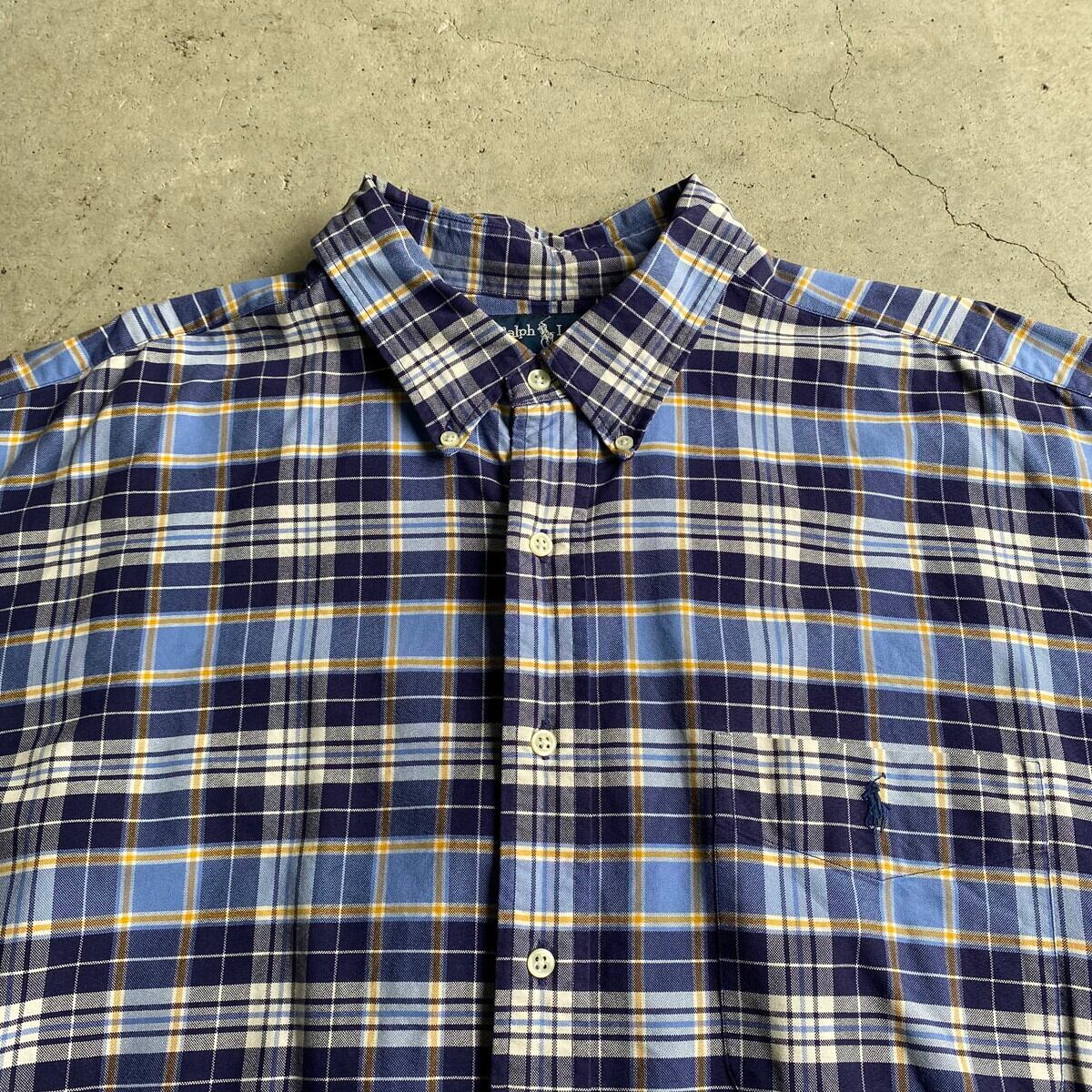 超ビッグサイズ 90年代 RALPH LAUREN ラルフローレン Big Shirt 長袖