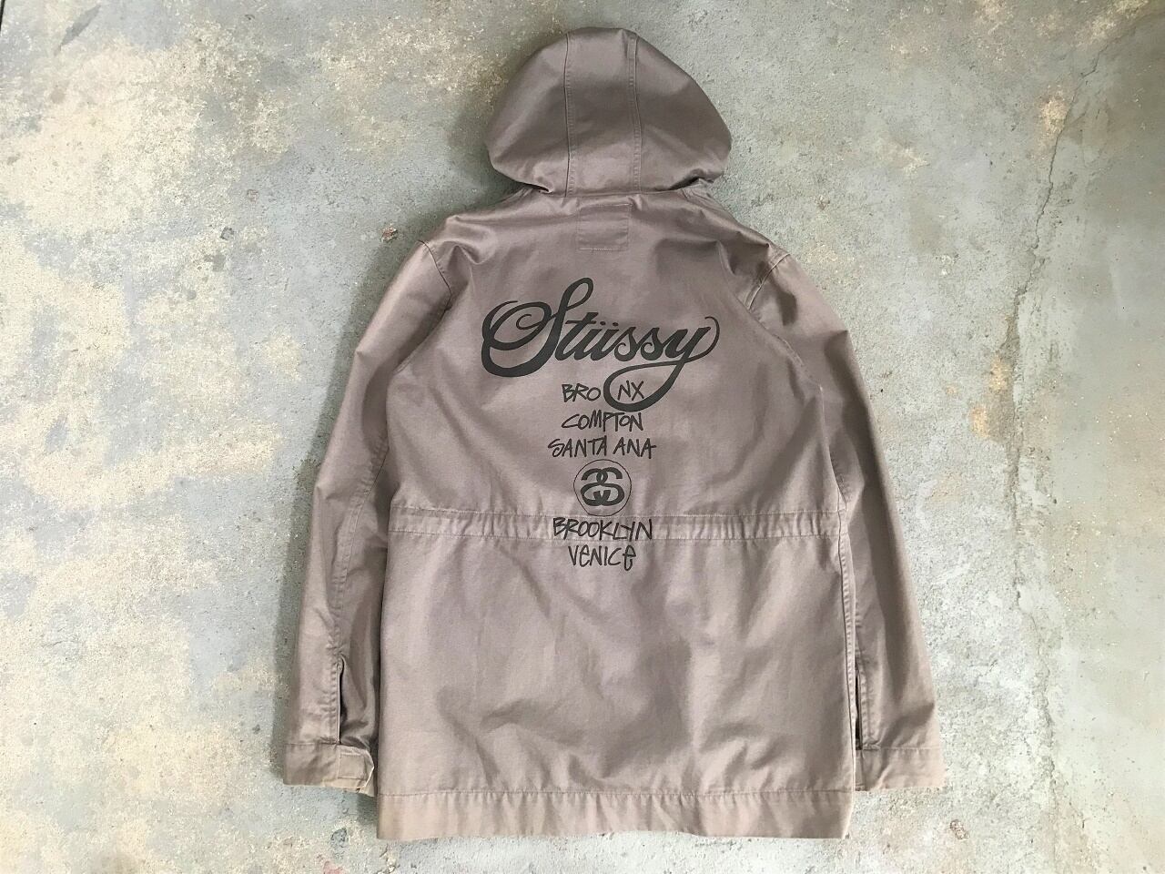 Stussy hooded coat