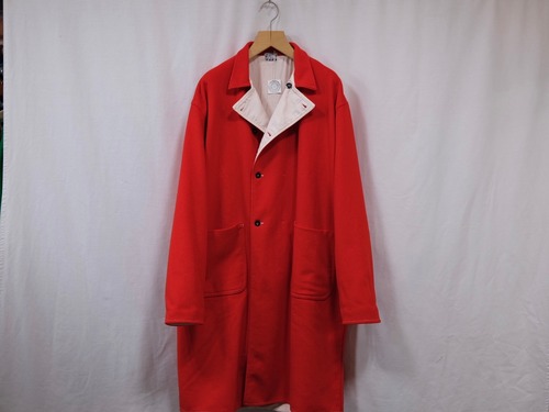 TENDER Co.”WS969 DOUBLE BREASTED OVER COAT SCARLET”