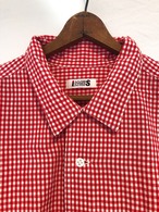 Old ISSEY MIYAKE Open Collar Gingham Check Shirt