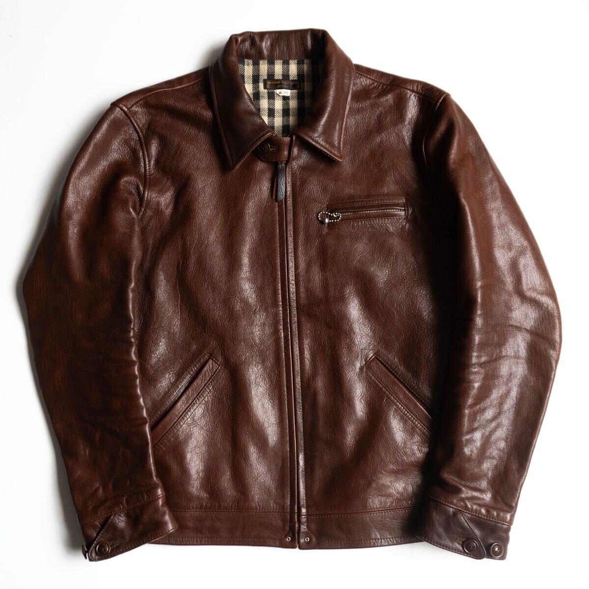 ショット　schott 184SM G-1フライトジャケット　ブラウン　レザー schott ショット ヴィンテージ 70s～80s G-1 レザー フライト