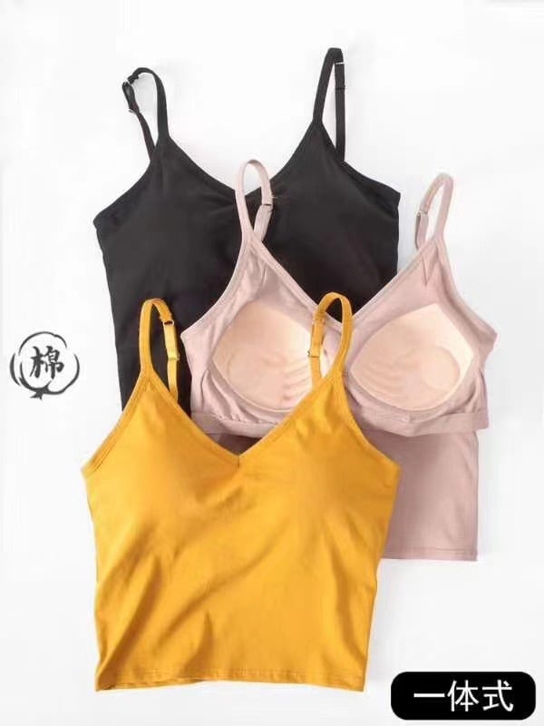 カップ付きバックオープンブラトップ