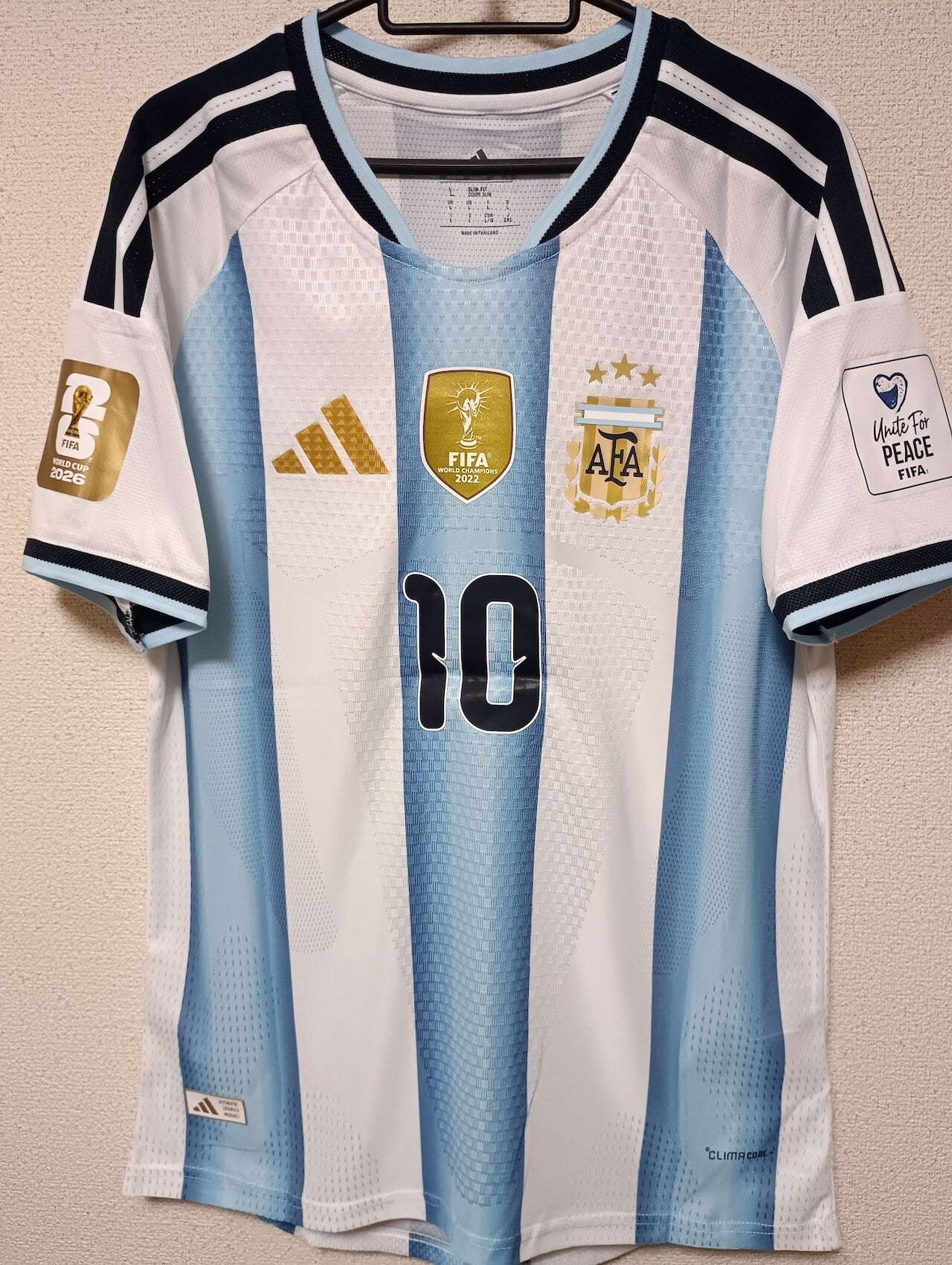 【Mサイズ】2026ワールドカップ アルゼンチン代表 メッシ ユニフォーム Mサイズ】2026 ワールドカップ アルゼンチン代表 メッシ ユニフォーム
