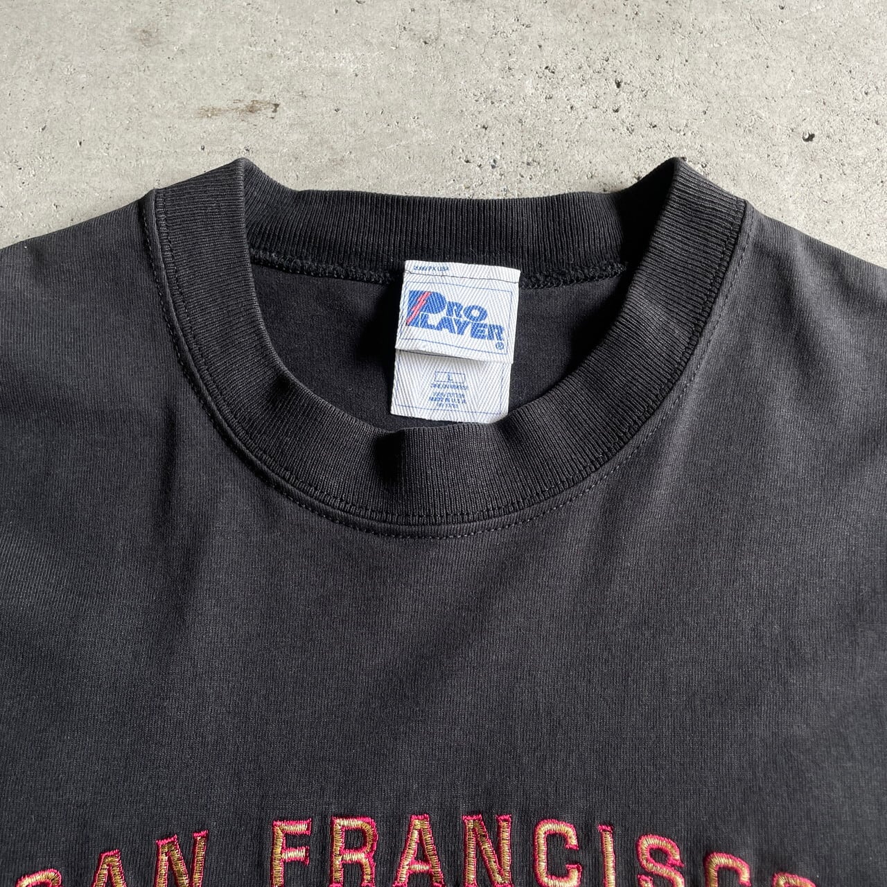 USA製 90年代 NFL サンフランシスコフォーティナイナーズ ロゴ刺繍 T