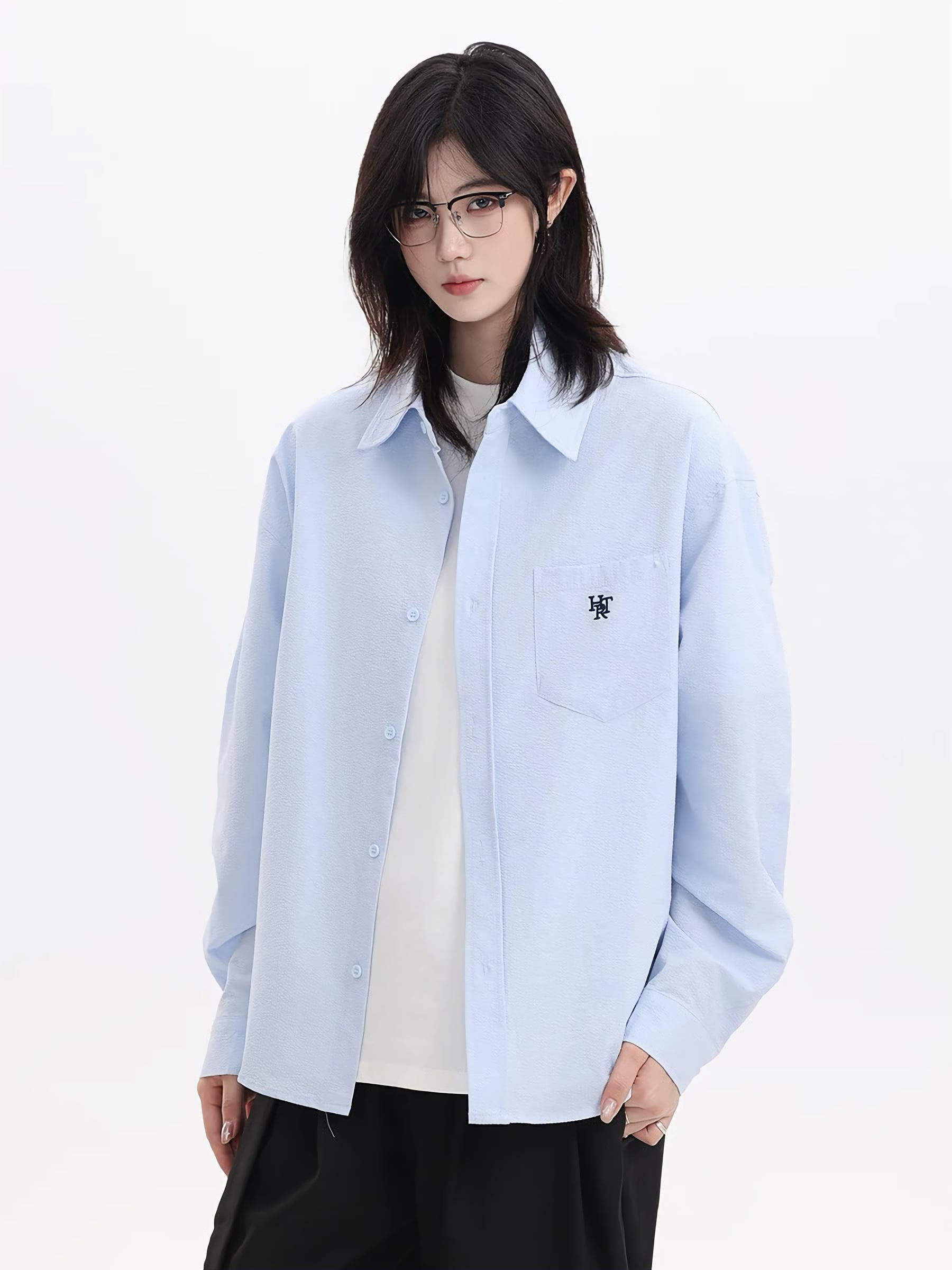 ワンポイントロゴポケットシャツ / One-Point Logo Pocket Shirt