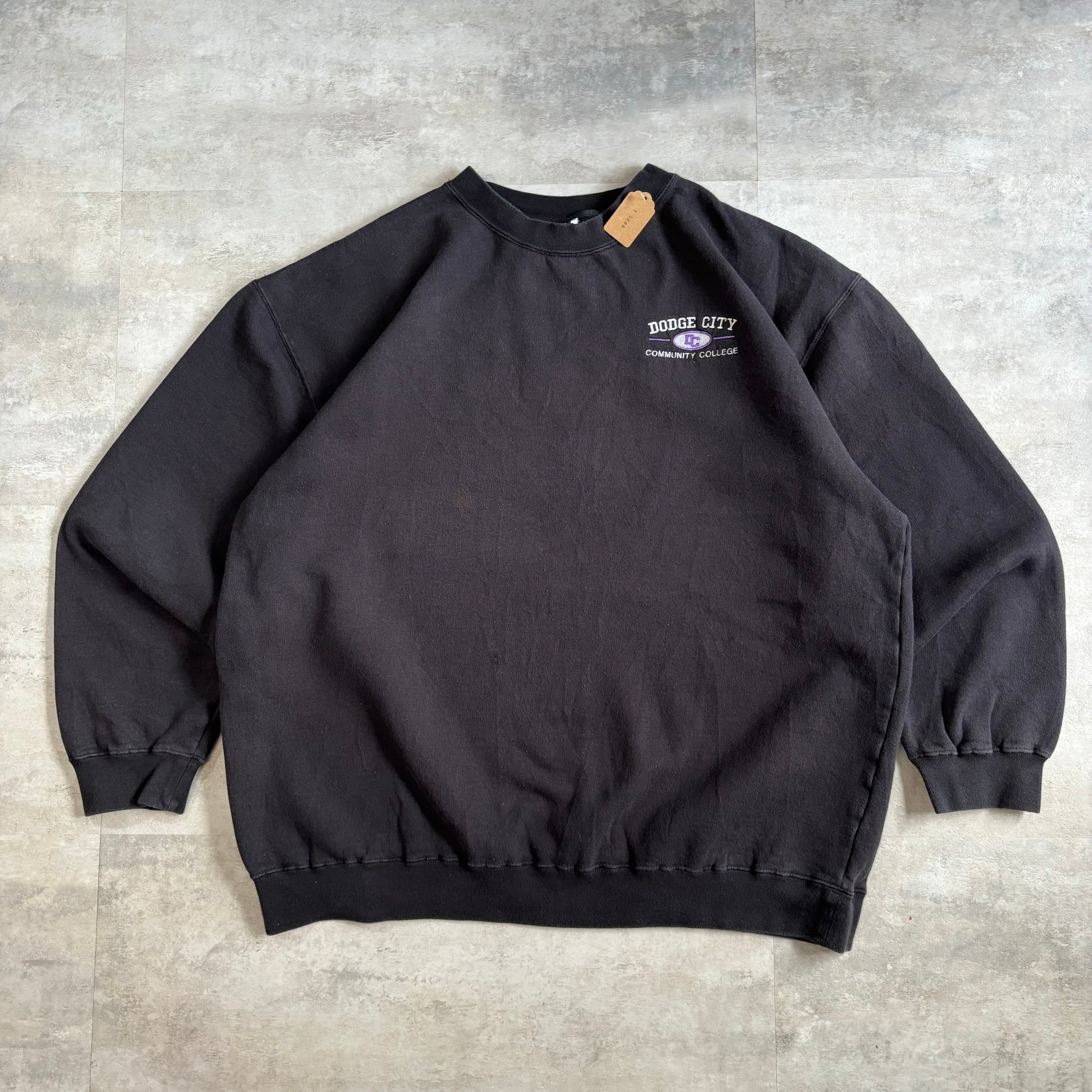 CI SPORT スウェット 短丈 BOXシルエット ブラック L no.1557