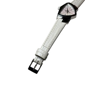 HAMILTON shell dial quartz watch “Ventura”