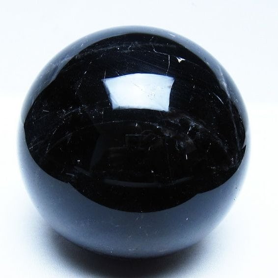 1.6Kg モリオン 黒水晶 丸玉 108mm スフィア 一点物 151-9417