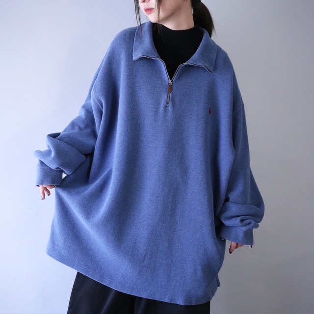 "Polo by Ralph Lauren" XXXL super over silhouette half-zip pullover