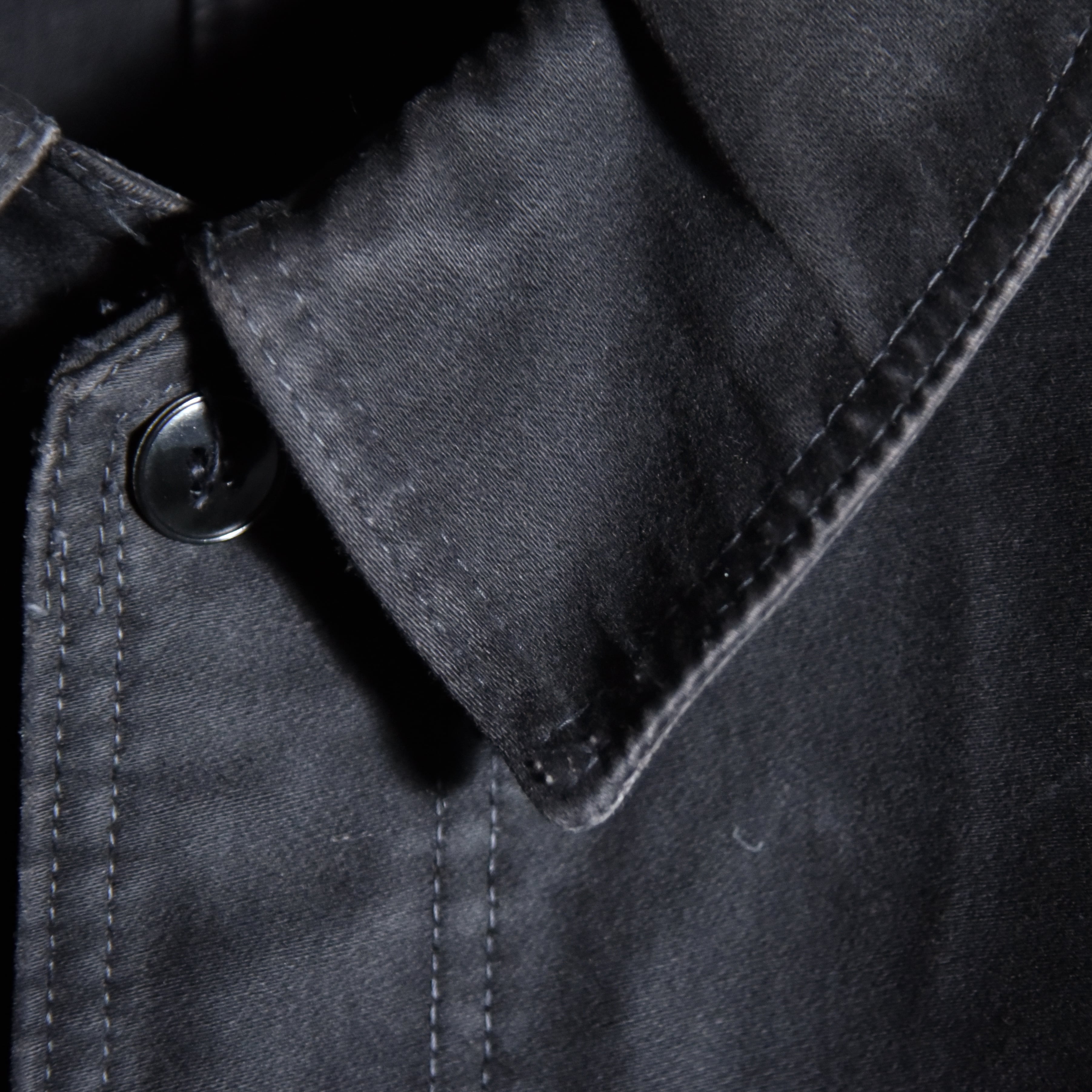60s French Work Black Moleskin Jacket ブラック モールスキン