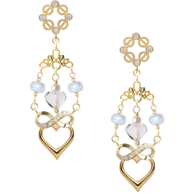 prettywakaba(ピアス/No897) NO.897 ★スモーキールチルクォーツの原石★