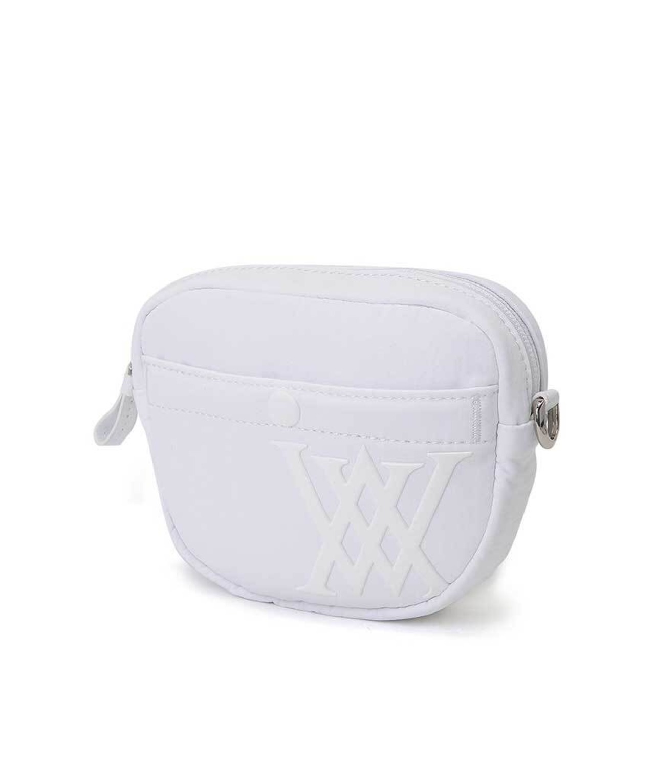 Crinkle Mini Shoulder Bag [サイズ: F (AGCUUBG10WHF)] [カラー: WHITE]