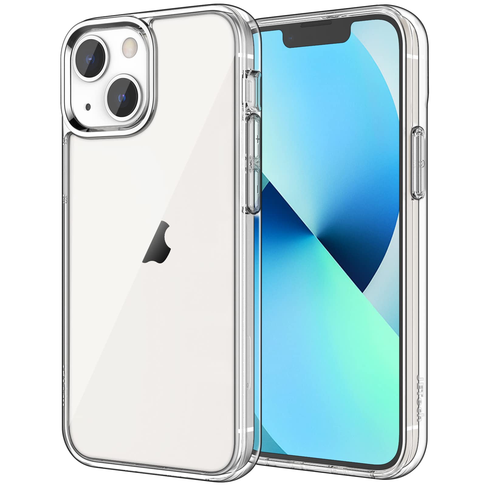 JETech iPhone 13用 ケース 黄ばみ防止 (クリア)