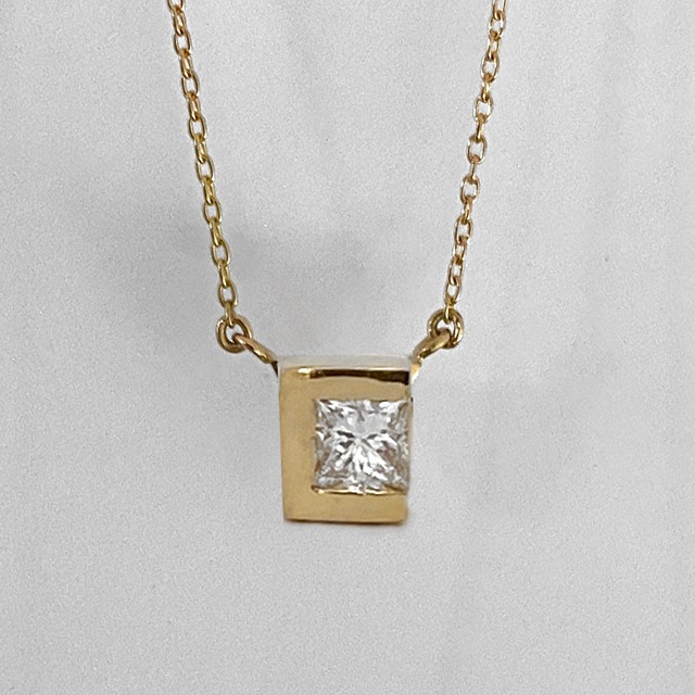 ‘playful’ square necklace
