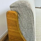 JOURNAL STANDARD FURNITURE HABITAT SOFA BED ジャーナルスタンダードファニチャー  ハビタ ソファベッド 幅200cm ソファベッド 三人掛けソファ  天然木 ナチュラル オーク【中古】【400サイズ】