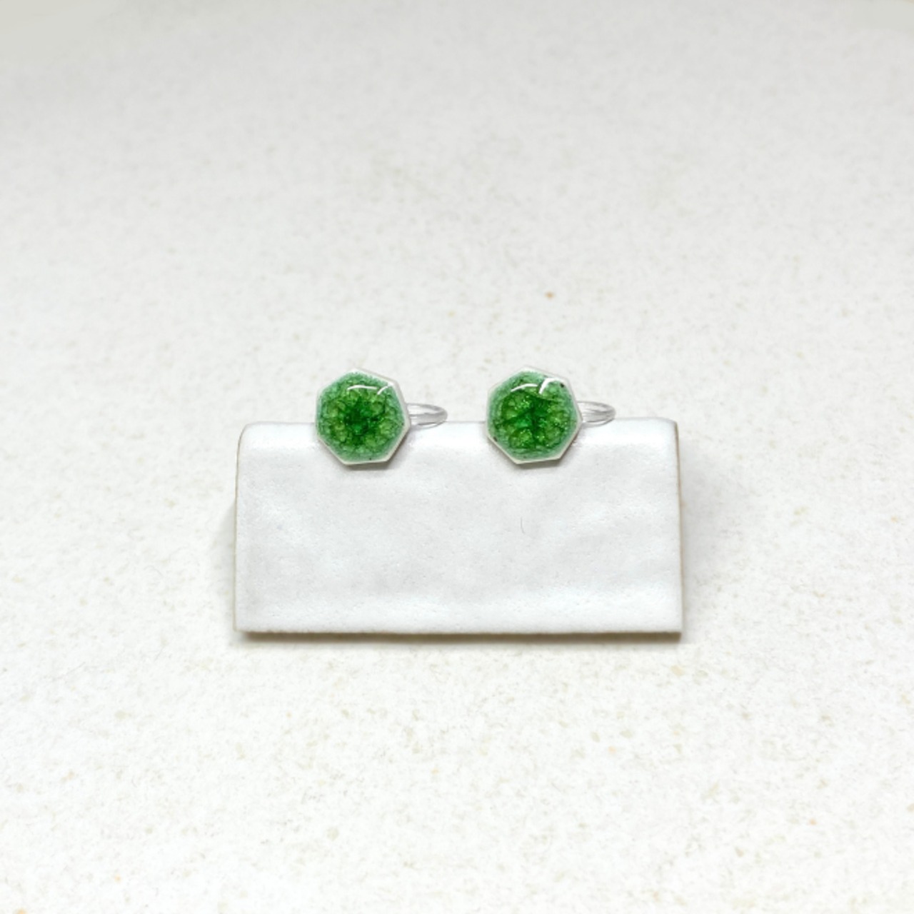 緑玉　イロとカタチの選べるピアス・イヤリング