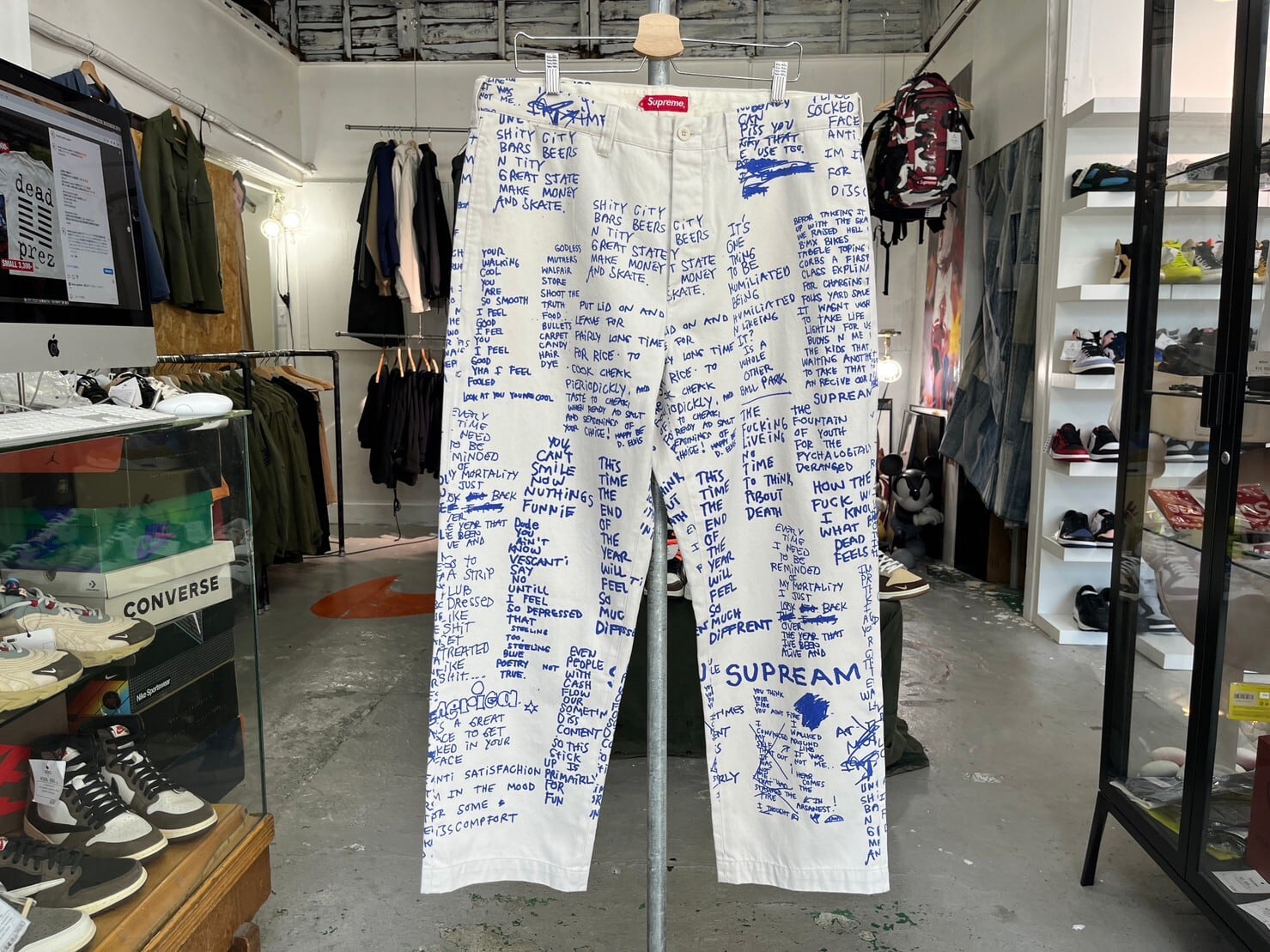 Supreme 23SS GONZ POEMS CHINO PANT STONE 36 88242 | BRAND BUYERS OSAKA