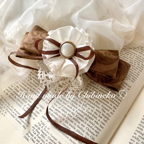 フリルとリボンのポニーフック♡