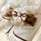 フリルとリボンのポニーフック♡