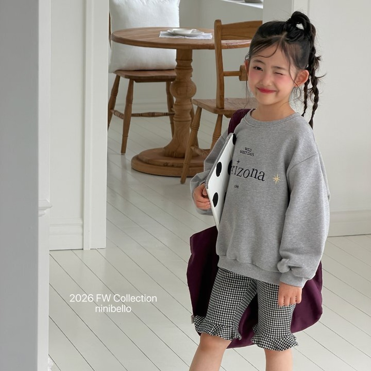 韓国子供服 / ninibello / Margo Capri Pants  / パンツ *XS~XXL*