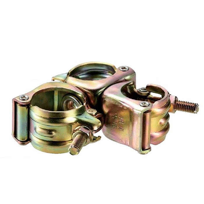 マルチクランプ 自在 Φ48.6×Φ48.6 10個セット MAC-2 車庫組み立て,小屋掛け,手すり,控え,などに使える特殊形状,3連クランプ,mls 個人宅配送不可