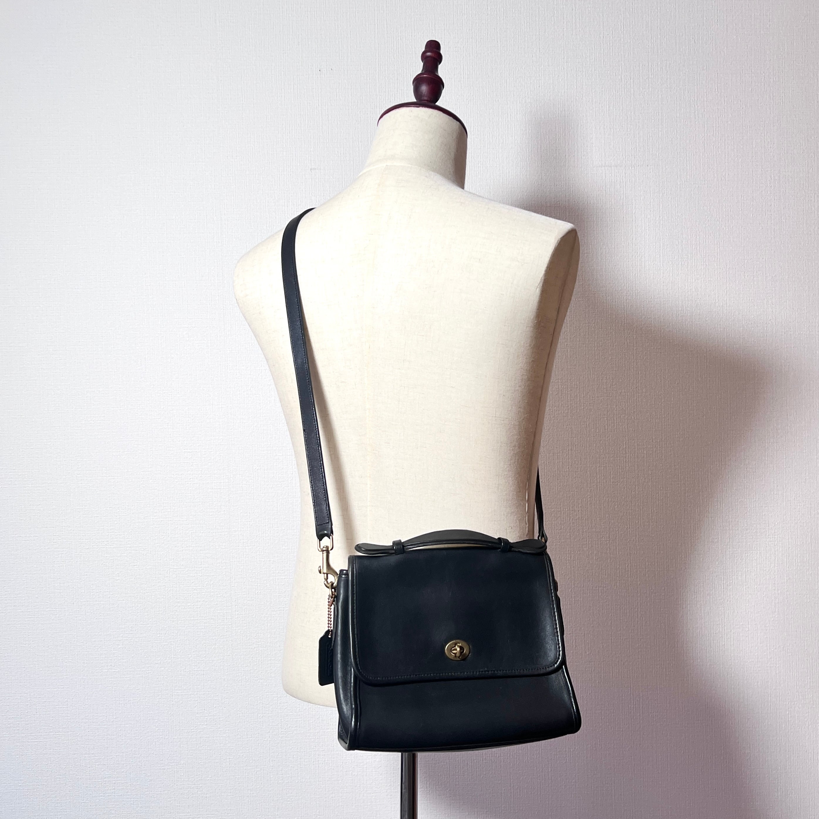 USED】COACH ミニサッチェル ショルダーバッグ《 オールドコーチ No