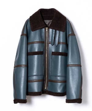 BONDING LEATHER B3 JACKET (GRN)