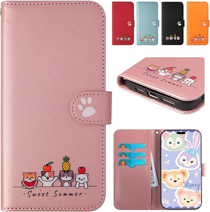 Google Pixel 9a ピンク フリップカバー付き　グーグルピクセル Google Pixel 9a ケース カバー 手帳型 カード入れ スタンド機能