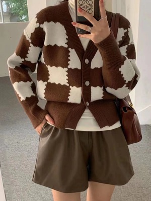 チャックカーディガン　AJ11295-L02